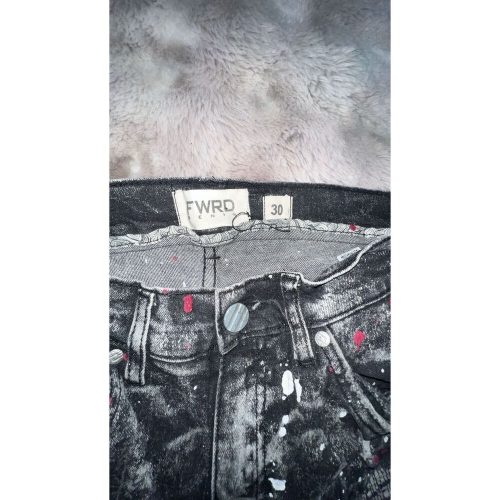 Big Men's FWRD DENIM CO. Awol Denim Jeans distressed 90s, 30 X32, Unisex - Picture 8 of 12
